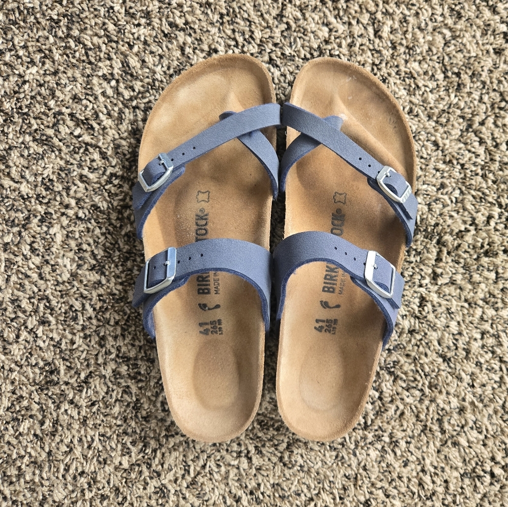 Birkenstock Navy Blue Mayari Sandals
